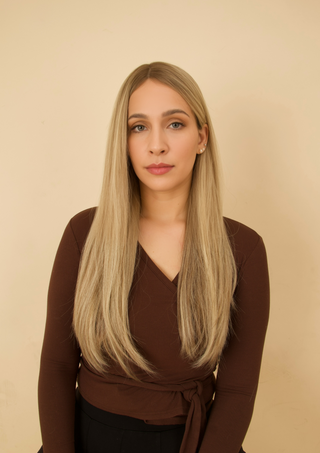 Wig 2- Platinum 28" Silky straight