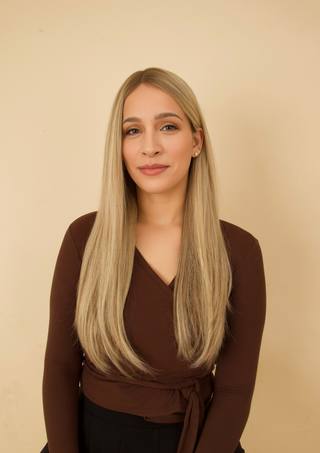 Wig 2- Platinum 28" Silky straight