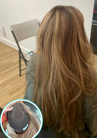 Lace Topper - Sunlite Blonde Balayage 24”