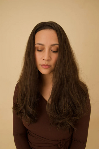 Zelda Hair bandfall wig in elegant brown, a luxurious and affordable choice.