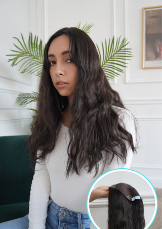 Dark Lace Topper 24 inches by Zelda Hair, a high-quality wig ideal for Jewish wigs and hair loss solutions.